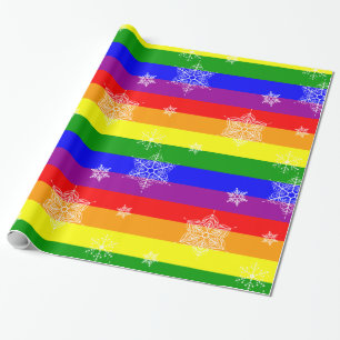 Papel De Regalo Navidad Gay Simple y Elegante