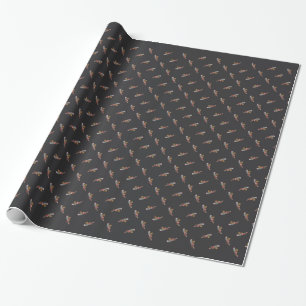 Papel De Regalo Navidad gris africana
