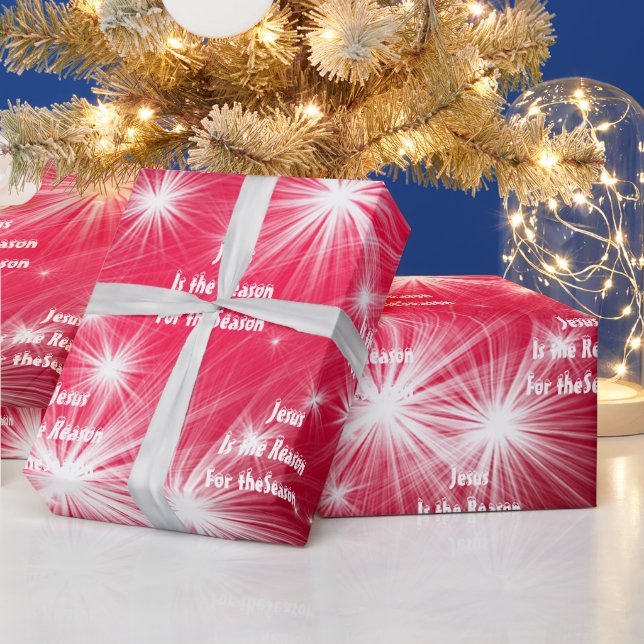 Papel de Regalo Navidad Jesús es la Razón (Vacaciones)