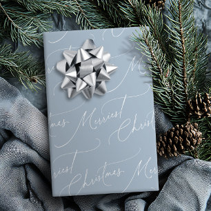 Papel De Regalo Navidad Minimalista Moderna Letra La Navidad Más A