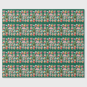 Papel De Regalo Navidad moderna y elegante 