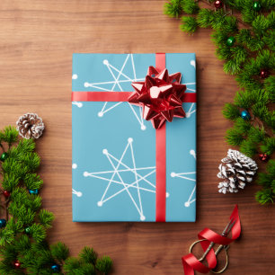 Papel De Regalo Navidad Modernidad de mediados de siglo Estallido 