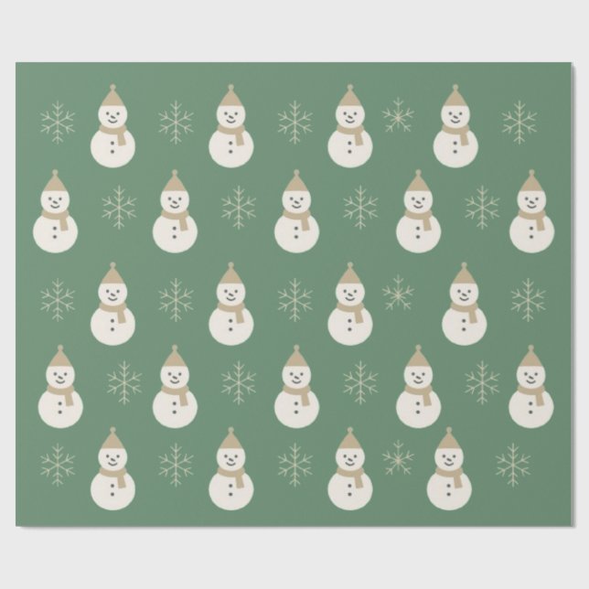 Papel De Regalo Navidad Nórdica (Superficie plana)