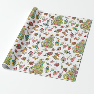 Papel De Regalo Navidad Paisley