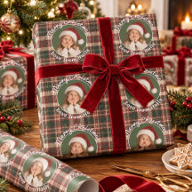 Navidad Personalizada para Niños con Cuadro Escocé