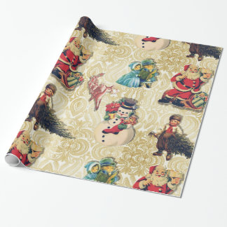 Papel De Regalo Navidad retro
