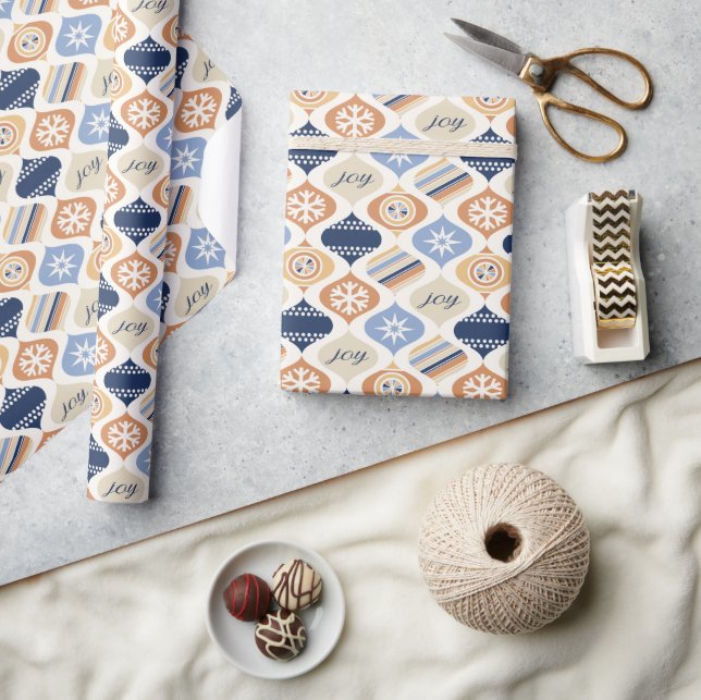 Papel De Regalo Navidad Retro de Lujo (Artesanía)