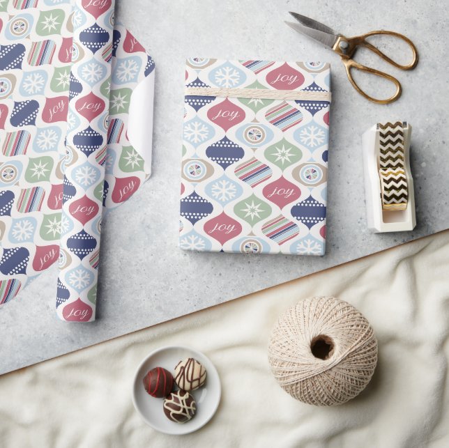 Papel De Regalo Navidad Retro Vintage de Lujo (Artesanía)