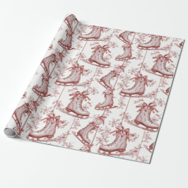 Papel De Regalo Navidad Roja Vintage
