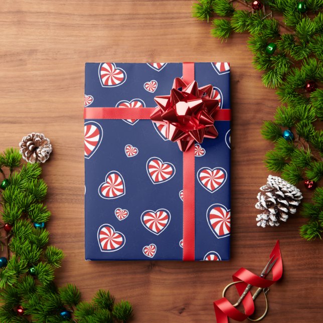 Papel De Regalo Navidad Romántica  (Regalo de vacaciones)