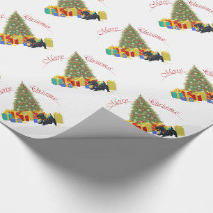 Papel De Regalo Navidad Terrier Escocés