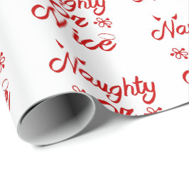 Papel De Regalo Navidad travieso o Niza