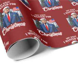 Papel De Regalo Navidad Trump