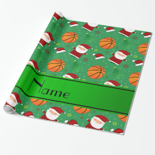 Papel De Regalo Navidad verde conocido personalizado del