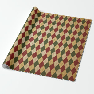 Papel De Regalo Navidad Vintage Retro