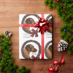 Papel De Regalo Navidad Vizsla