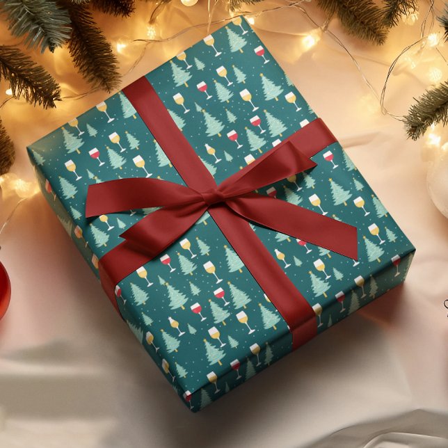 Papel De Regalo Navidad Wine Lover (Subido por el creador)
