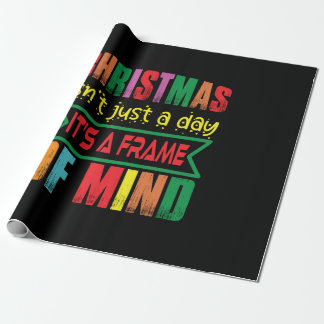 Papel De Regalo Navidad y regalo de Navidad no es sólo un día