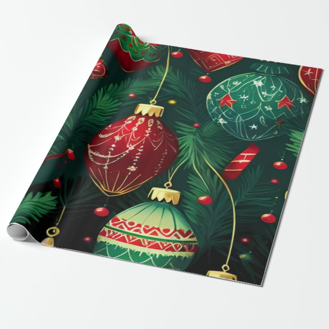 Papel De Regalo Navidades (Desenrollado)