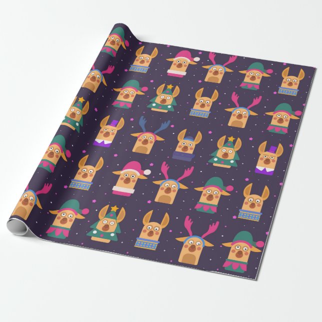 Papel De Regalo Navidades (Desenrollado)
