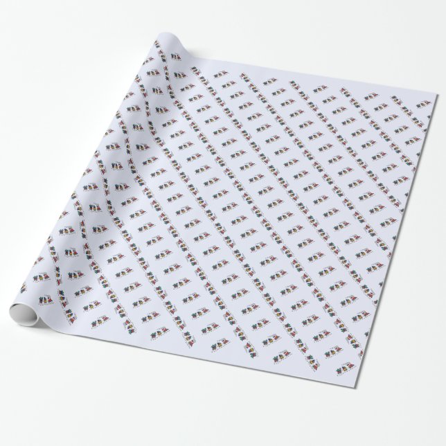 Papel De Regalo Navidades (Desenrollado)