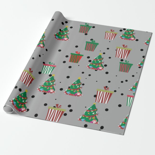 Papel De Regalo Navidades (Desenrollado)