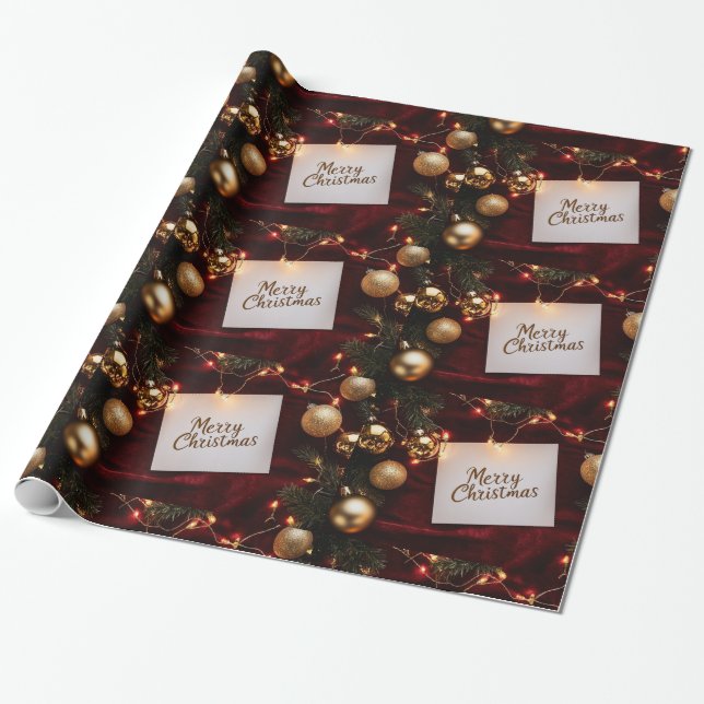 Papel De Regalo Navidades (Desenrollado)