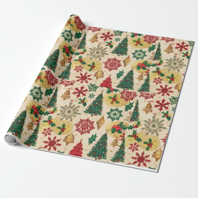 Papel De Regalo Navidades (Desenrollado)