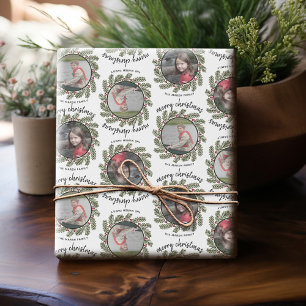 Papel De Regalo Navidades 2 Foto - Caligrafía de ramas caprichosas