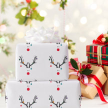 Navidades abstractos y divertidos modernos renos e