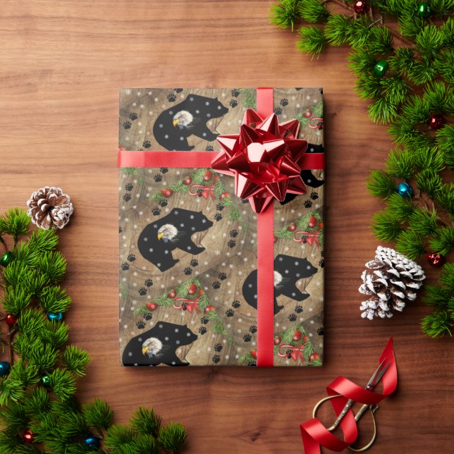 Papel De Regalo Navidades: Aceite de oso negro  (Regalo de vacaciones)