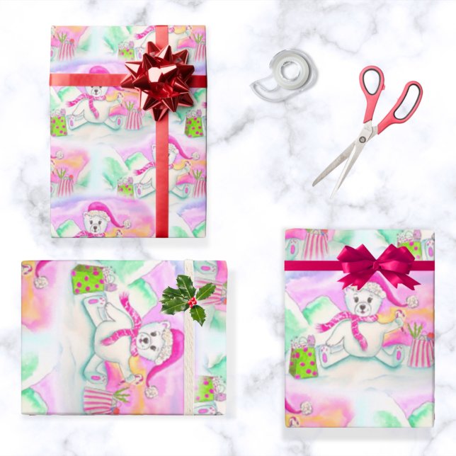 Papel De Regalo Navidades acuáticos Baby Polar (Subido por el creador)