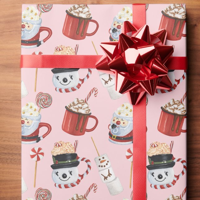 Papel De Regalo Navidades acuáticos chocolate caliente de cacao (Subido por el creador)