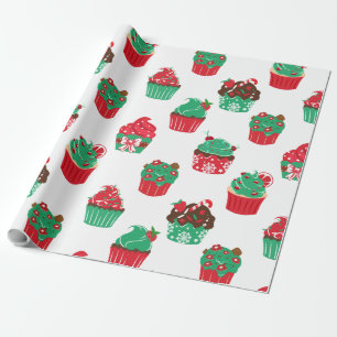Papel De Regalo Navidades adornan el patrón de los quequitos