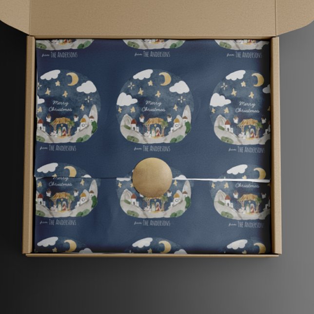 Papel De Regalo Navidades afroamericanos de natividad negra (Subido por el creador)