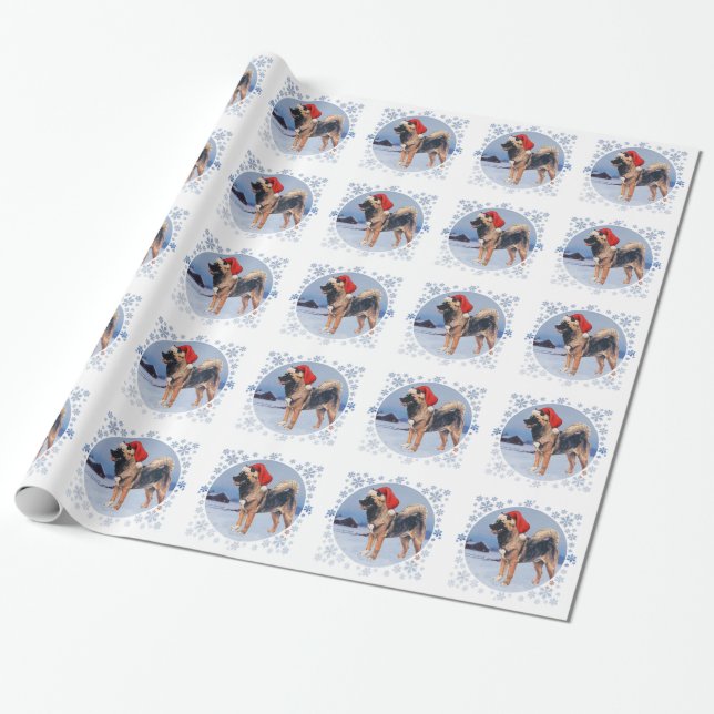 Papel De Regalo Navidades Akita (Desenrollado)