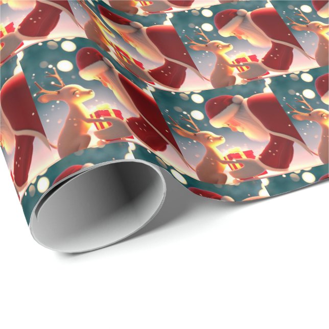 Papel De Regalo Navidades Amabilidad 1 (Esquina del rollo)