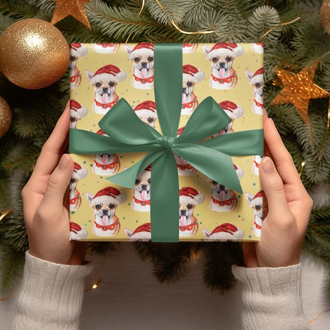 Papel De Regalo Navidades amarillos de Chihuahua Razas de Perro ac (Subido por el creador)