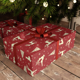 Papel De Regalo Navidades aprovechan la festividad de los ciervos 