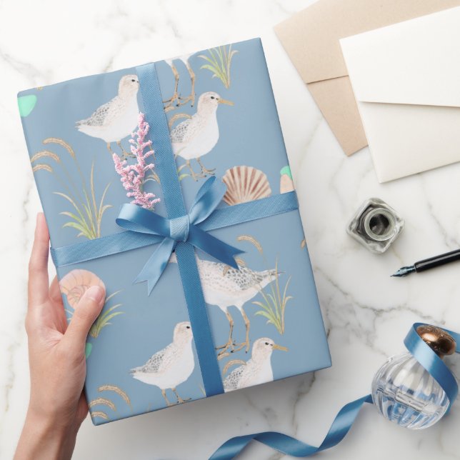 Papel De Regalo Navidades Arman Pipers En La Playa (Regalar)