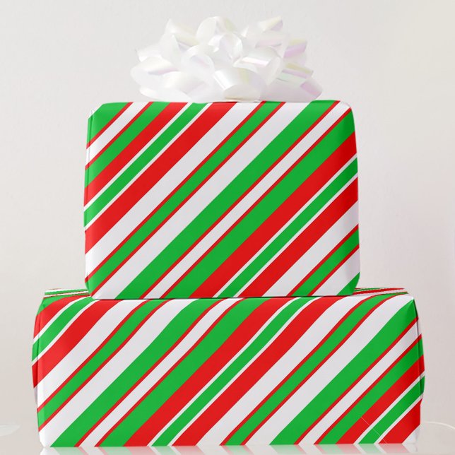Papel De Regalo Navidades audaces tira de rojo verde y blanco envu (Subido por el creador)