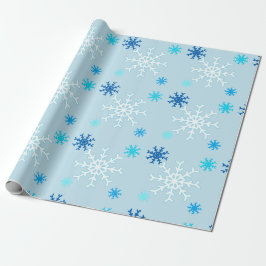 Papel De Regalo Navidades azules