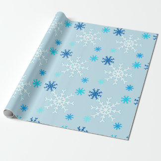 Papel De Regalo Navidades azules