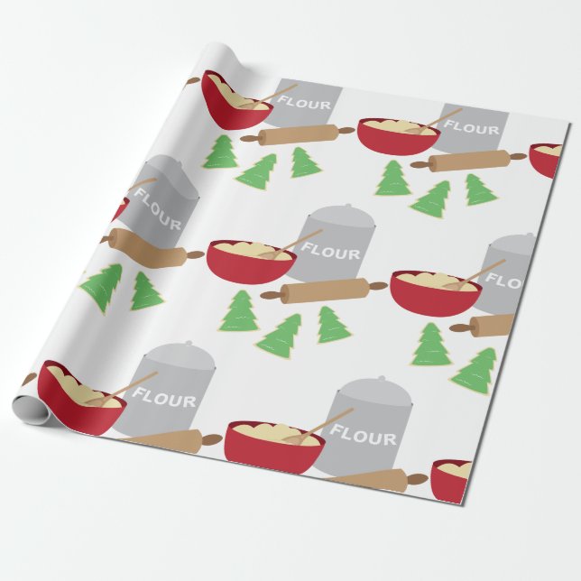 Papel De Regalo Navidades Baking (Desenrollado)