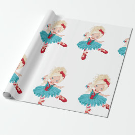 Papel De Regalo Navidades Ballerina