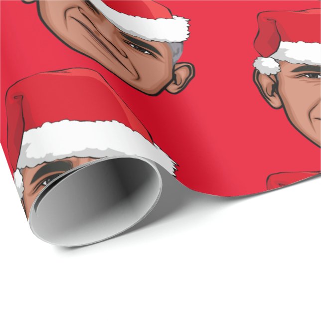 Papel De Regalo Navidades BARACK OBAMA (Esquina del rollo)