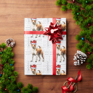 Papel De Regalo Navidades Basenji Dog Lover Holiday