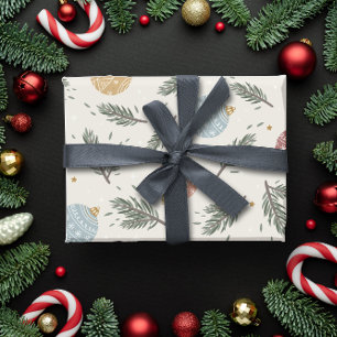 Papel De Regalo Navidades Baubles