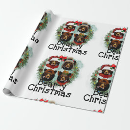 Papel De Regalo Navidades Bears