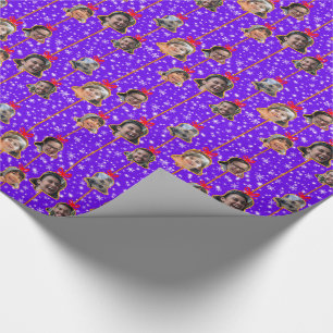 Papel De Regalo Navidades Bell Ornaments 6 Photo D-Purple